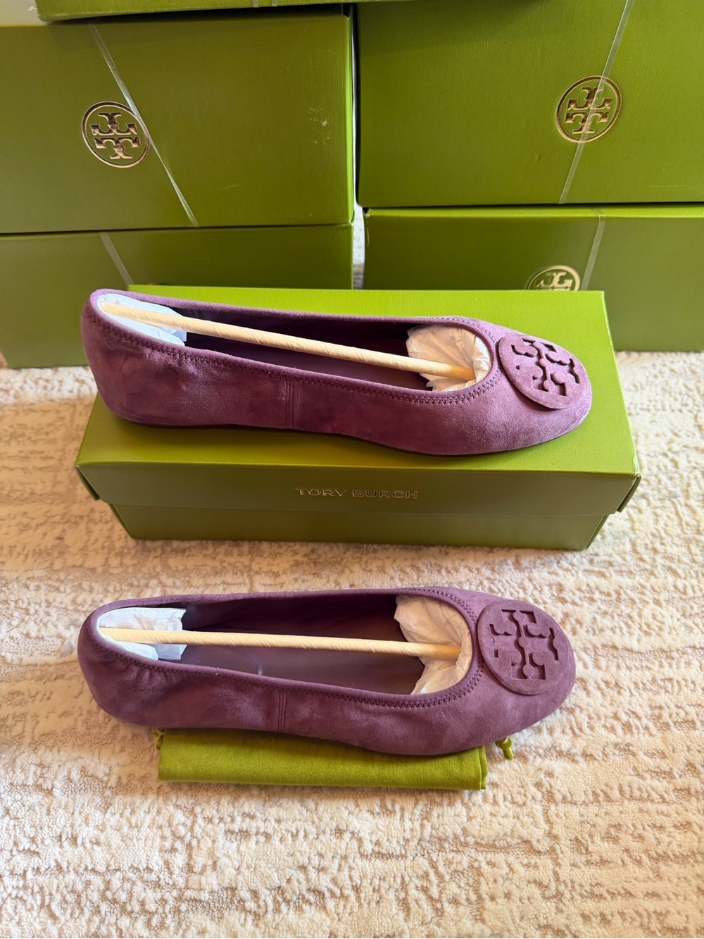 Tory Burch Reva Travel Ballet Flats